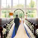 Royal Blue Carpet Runner for Party,140GSM 2.62FTx15FT Carpet Party Decorations, Royal Blue Runway Rug for Prom Felt Non-Woven Fabric,Runner for Wedding Ceremony
