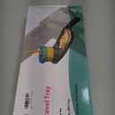 Snack Tray Fits for UPPAbaby Vista/Vista V2/Vista V3/Cruz/Cruz V2/ RumbleSeat/RumbleSeat V2, Stroller Tray with Cup Holder & Recessed Bowl, Dishwasher Safe, Quick Attachment, Folds with Stroller, Grey