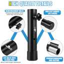 Table Leg Extender, Metal Tables Leg Extensions, Heavy Duty 4 Levels/Heights Steel Folding Tables Legs Supports, Folding Table Legs Extenders for Improving Your Back (4-Pack) (7.8 in /20cm)