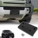 License Plate Frame Bracket Compatible with Land Rover Defender 2020-2025,ABS Tag Frame Front Bumper License Plate Holder Mount Adapter Relocation Kit Accessories 1PCS