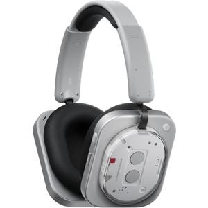 Nothing Headphone (1) Hybrid Active Noise Cancelling Headphones, Wireless Over-Ear Headphones with 6 Mics, 80Hrs Playtime, Hi-Res Audio, KEF-Tuned, Spatial Sound, Comfort Fit & Fast Charging White