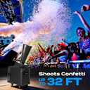 Co2 Confetti Cannon Machine Manual Control with Flight Case Wedding Confetti Cannon for Disco Nightclub Stage Party (Mini) (Handle Control)