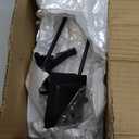 No-Drill Fireplace Stocking and Garland Hanger for Mantel 2-in-1 Adjustable Heavy Duty Christmas Hooks, Tool-Free Clip-On Design Holds Stockings Garland Securely for Indoor Outdoor Decor (1-black)