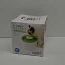 Catit Flower Fountain with Triple Action Filter, Cat Drinking Water Fountain, 3 L, Green