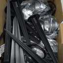 SUNVIE 12W LED Landscape Lights Low Voltage (AC/DC 12V) Waterproof Garden Pathway Lights Super Warm White (900LM) Walls Trees Flags Outdoor Spotlights with Spike Stand (8 Pack)