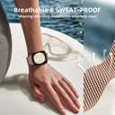 MUIPIK Magnetic Milanese Loop Stainless Steel Band 44mm 45mm 46mm 49mm