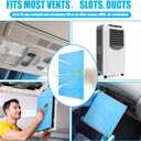 Frienda 20 x 91 Inch Merv 6 Reusable Air Vent Filter Cut to Size Electrostatic Floor Vent Filter Washable Replacement Compatible with Most Air Conditioning Furnace HVAC