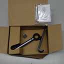 LISEN Cell Phone Stand Phone Holder for Desk Office Decor, Office Desk Accessories Gifts Women PC Gaming Essentials iPhone Stand Gadgets Men Fit OtterBox Case Switch iPad Air Tablet 4-10 in (BLACK)