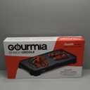 Gourmia 22 Inch XL Electric Griddle Pan - Nonstick Extra Large Flat Top Ceramic Surface, Countertop Cooker, Adjustable 200F400F, Pull-Out Drip Tray, Compact Handle-Free Design