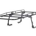 ALMULOO Adjustabl Truck Ladder Rack 60" W x 138" L x 34" H Universal Truck Pickup Bed Contractor Rack Heavy Duty Steel Lumber Utility Kayak Rack 1000lbs