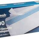 Aimoh #10 Security Self Seal Envelopes 100 Qty |No Window, EnveGuard, 4 x 9", White, 24 LB, 100 Count (34100)