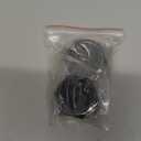 Female Flare Cap Block Off Fitting Plug, Aluminum Swivel Hex Head Nut Port Adapter, Automotive Modification Accessories for Fuel Oil Line, Black 2PCS (12AN)