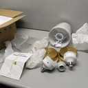 Battery Operated Wall Sconce Set of 2, Gold Rechargeable Wireless Wall Lights with Remote - Dimmable RGB LED Bulbs, 13 Color Options, Cordless Wall Lamps for Bedroom, Living Room, Hallway Decor