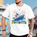 Family Cruise Shirts Family Matching Cruise Outfits Cruise Squad Shirts Magical Tshirts Summer Vacation Tops (White, XXL)