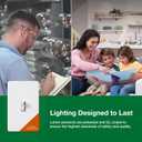 Lutron Ariadni/Toggler LED+ Dimmer Light Switch for Dimmable LED, Halogen and Incandescent Dimmer Switch, 150W, Single-Pole/3-Way, AYCL-153P-WH, White
