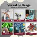 Acrylic Paint Set  24 Bold Colors Acrylic Paint Tubes for Adults - Non-Toxic Paint Sets for Canvas, Wood, Fabric & More  Smooth, Fast-Drying, High-Pigment Formula, 0.4 oz Each