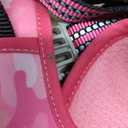 Beebiepet Heavy Duty Tactical Dog Harness for Large Dogs, No Pull Adjustable Pet Harness Reflective Service Training Easy Control Pet Vest Military K9 Working Dog Harnesses- Large, Pink Camo