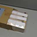 Danfoxer Wrap Dispenser with Cutter and Labels, Plastic Wrap Organizer For Kitchen, Bamboo 3-in-1 Wrap Dispensers for Cling Wrap Aluminum Foil and Wax, Storage Organization Holder (Natural）