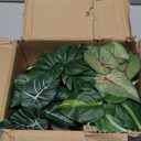 Briful 6PCS Fake Plants Potted Artificial Plants, Mini Faux Plants in White Pots Greenery Dcor for Home Office Table Shelf Bathroom Farmhouse Indoor Decoration (Type#3)