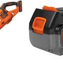 BLACK+DECKER 20V MAX Cordless Sweeper with Power Boost & Extra 4-Ah Lithium Ion Battery Pack (LSW321 & LB2X4020)