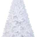  7Ft-Artificial-PVC-Christmas-Tree-W-Stand-Holiday-Season-Indoor-Outdoor-White