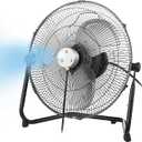 16" Magnetic Misting Fan for Outside,Patio, Backyard
Up to 26ft Cooling Mist, 2-in-1 Floor & Wall-Mounted Fan Mister, 3-Speed, 180° Adjustable Tilt, Portable