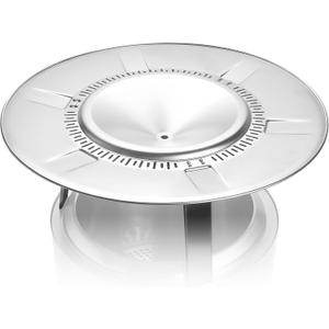 Fire Pit Heat Deflector for Solo Stove Bonfire 19.5", One-Piece 304 Stainless Steel Wind Guard, Easy Install Heat Shield & Diffuser for Outdoor Use