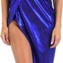 Sunshine 79 Womens Swimsuit Beach Cover Up Pareo (X-Small, Ultramarine//Sea Sparkle)