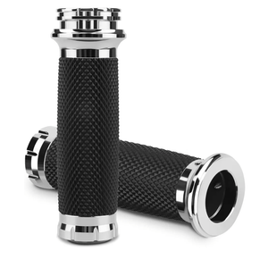 1 Inch/25mm Handlebar Grips Motorcycle Throttle Grip Universal for Harley Davidson Dyna Sportster 883 1200 Road King Electra Glide Softail Touring
