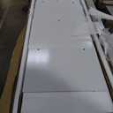 Merax Full Size Wood Loft Bed with Stairs, Built-in Desk, 2 Storage Drawers & Lights, Space Saving Bed for Teens, Adults, Study Loft Bed with Underbed Storage, White