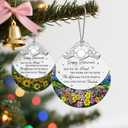 Retirement Gift - Retirement Gifts for Women, Men - Retired Ornament - Retired Gifts for Coworker, Boss, Employee, Teacher, Nurse - Stained Glass Christmas Ornament Keepsake - Design E