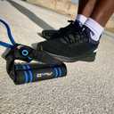 Capelli Sport Resistance Band Set, Medium Exercise Band Tube, Handles, Lateral Ankle Stretch Band, Blue - Kit