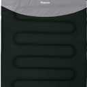 Double Sleeping Bag for Adults Cold Weather 0 Degrees Heavy Duty Two Person Sleeping Bag for Camping Cotton Canvas YKK Zipper Portable (HUNTER GREEN)