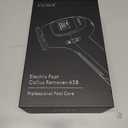 L'UGX Electric Foot Callus Removers Powerful 8Ncm Torque Professional Pedicure Foot File, 3-Speed Settings, LCD Display, 60pcs Sandpaper Discs, Type-C Rechargeable, Ergonomic Handle-White