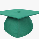 Unisex Adult Matte Graduation Cap with Tassel Year Charm 2025 Pack of 2