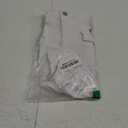 GOBLES Women's Sexy High Stretch Slim Fit Cargo Denim Shorts with Front Pockets White XL