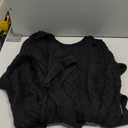 CHICME Elegant Cable Knit Wrap Dress for Women Long Sleeve V Neck Tie Waist Midi Sweater Dress.L