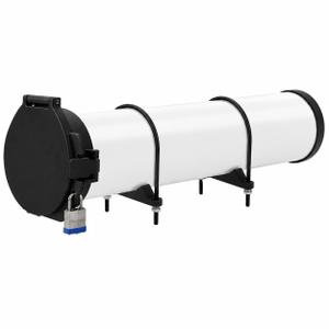 Conduit Carrier Kit Fits 6 Inch PVC Pipe, Heavy-Duty Weather-Resistant Design with Secure Locking Mechanism, Prevents Pipes from Falling, Includes Mounting Hardware, Black (PVC Pipe Not Included)