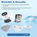 IP3251 IP3252 IP3124 HEPA Filter Replacement Compatible with Shark IP3251 Cordless PowerDetect Clean Empty Lightweight Stick Vacuum and Shark IP3251C PowerDetect Auto Empty System Dock (1 Pack)