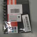 Forvencer Password Book with Individual Alphabetical Tabs, 4" x 5.5" Small Password Notebook, Spiral Password Keeper, Internet Address and Password Manager, Password Logbook for Home Office, Black