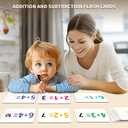 Sorting Toys for Toddlers,Fruit Sorting Matching Game,Addition and Subtraction Flash Cards, Montessori Fine Motor Sensory Toys for Toddlers 3+ Years Old.