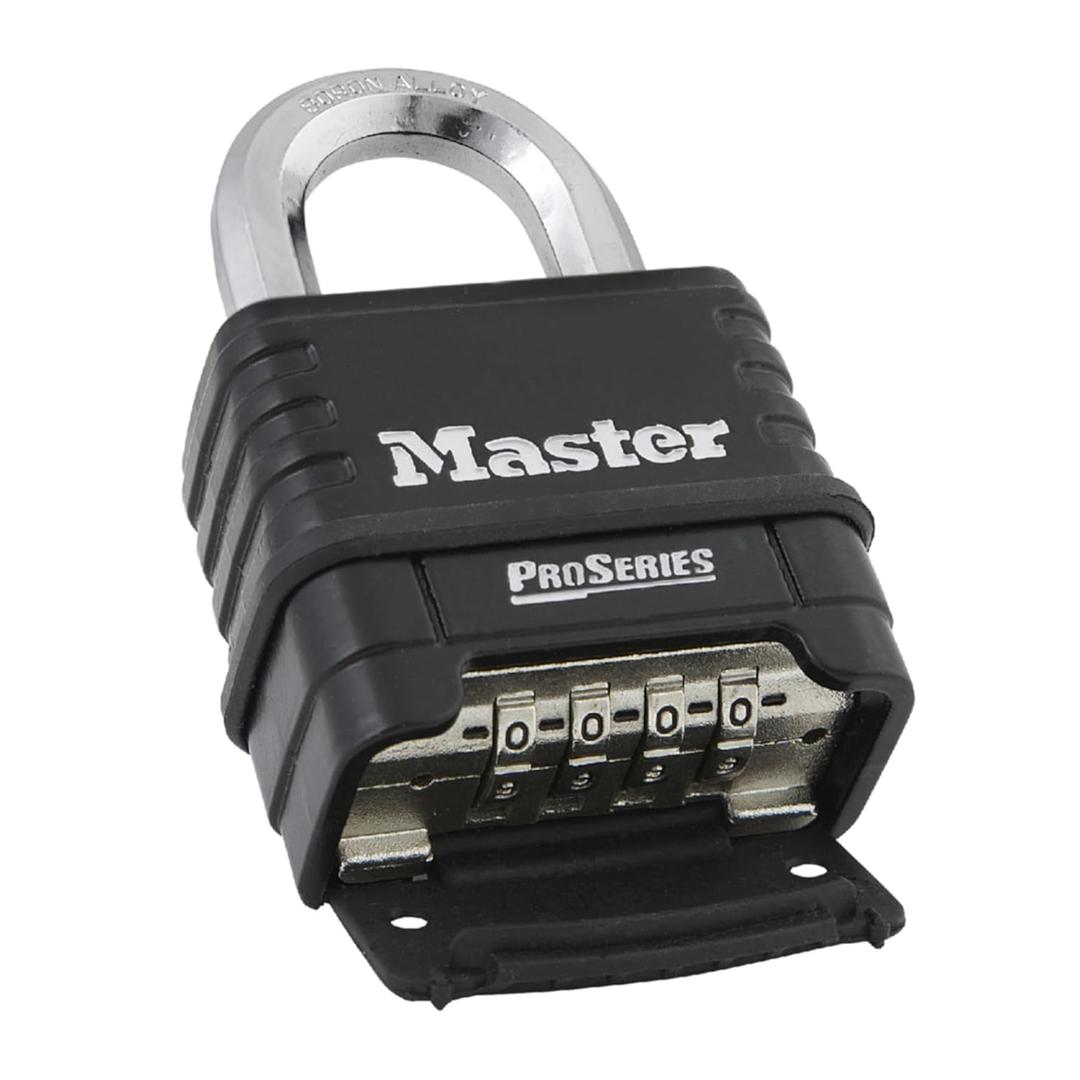 Master Lock-1178 Combination Padlock, Bottom, Black/Silver Master Lock-1178 Combination Padlock, Bottom, Black/Silver