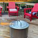Fire Pit Lid for Solo Stove Yukon 2.0 & 1.0 Accessories, Stainless Steel Fire Pit Cover for Solo Stove Lid 27" Yukon and Other Outdoor Firepit Accessories, Shield with Heat Resistant Handle