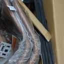 DUMOS 26 Inch Counter Height Bar Stools Set of 2, Modern Faux Leather High Barstools with Back and Metal Leg, Bar Chairs for Kitchen island, Brown