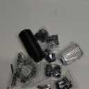 10 Micron Inline Fuel Filter with 6AN 8AN 10AN Adapter(6pcs), Barb 1/2", 3/8", 5/16" Fitting Adapter (6pcs),Bracket Clamp 50MM Universal, 10 Micron Filter Element Replacement