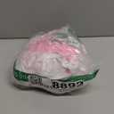 GCQQ 39Ft Pink White Party Decoration, 42Pcs Large Striped and Checkered Fabric Banner Garland, Triangle Banner Flags for Valentine's Pink Party, Wedding, Bridal Baby Shower, Home Nursery Decoration