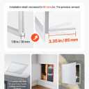 VEVOR Metal Access Panel for Drywall, 19x19in Galvanized Steel Access Door