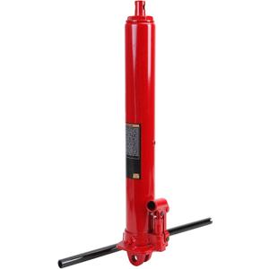 BIG RED T30306 Torin Hydraulic Long Ram Jack with Single Piston Pump and Clevis Base (Fits: Garage/Shop Cranes, Engine Hoists, and More): 3 Ton (6,000 lb) Capacity, Red