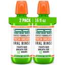 TheraBreath Fresh Breath Mouthwash, Mild Mint Flavor, Alcohol-Free, 16 Fl Oz (2-Pack)