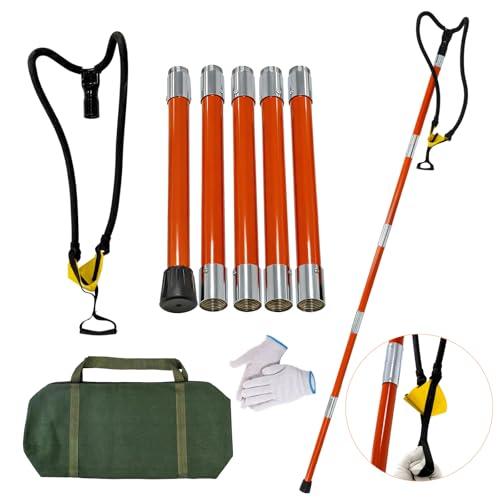 ZThrgran Arborist Slingshot Throw Line Rope Launcher, 150FT Throwing Height Portable Arborist Rope Launcher for Tree Work & Rope Placement